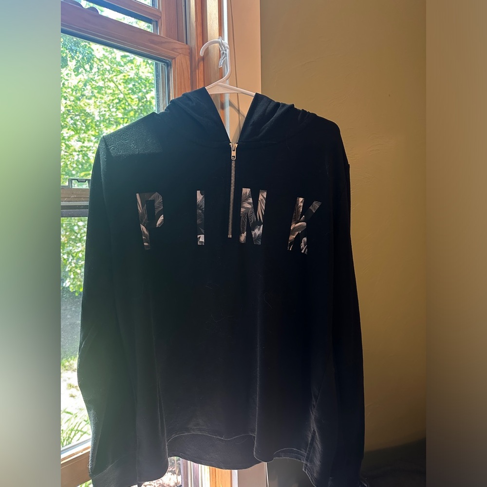 VS PINK 1/4 zip hoodie